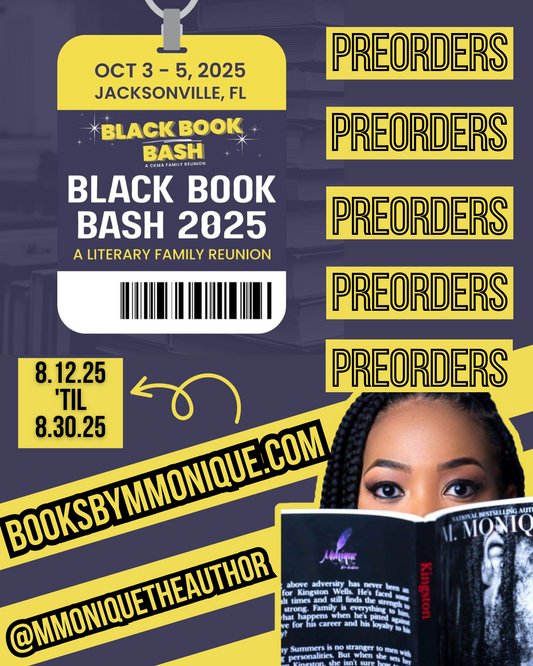 PREORDER FOR BLACK BOOK BASH